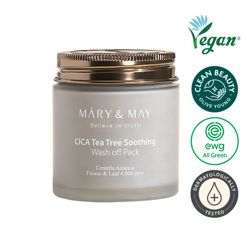 Mary&amp;May CICA TeaTree Soothing Wash off Pack 125g