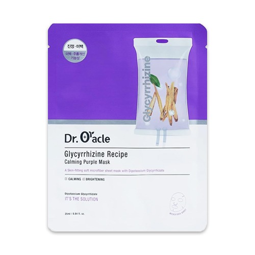 Dr.oracle Glycyrrhizine Recipe Calming Purple Mask 1ea