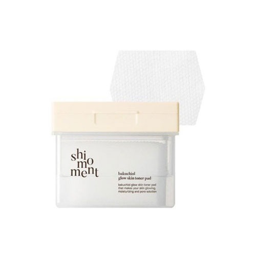 Shimoment bakuchiol glow skin toner pad 200ml(60pcs)