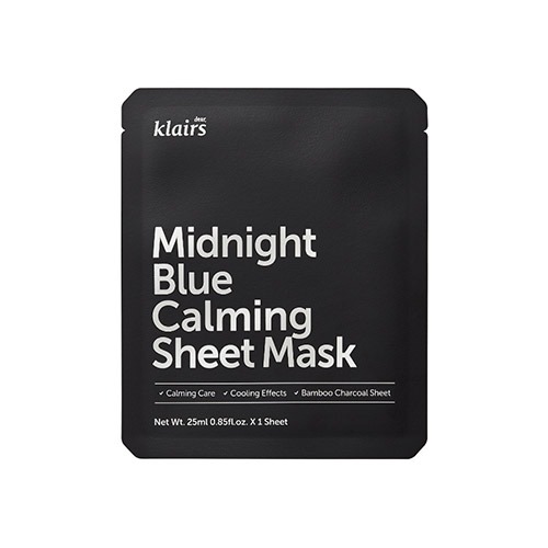 Dear, Klairs Midnight Blue Calming Sheet Mask 1ea