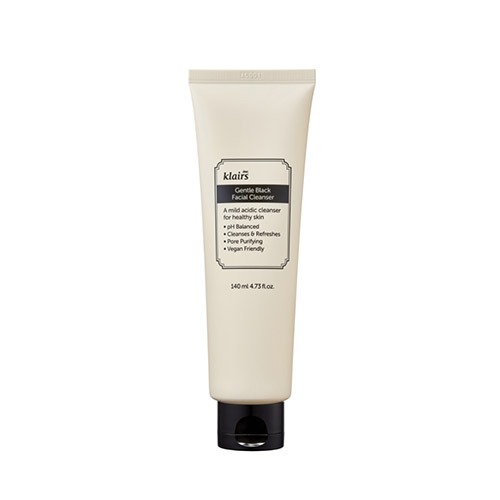 Dear, Klairs Gentle Black Facial Cleanser 140ml