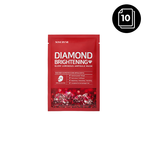 SOME BY MI Red Diamond Brightening Glow Luminous Ampoule Mask 25g * 10ea