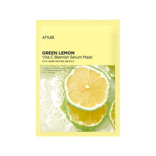 Anua Green Lemon Vita C Blemish Serum Mask 1ea