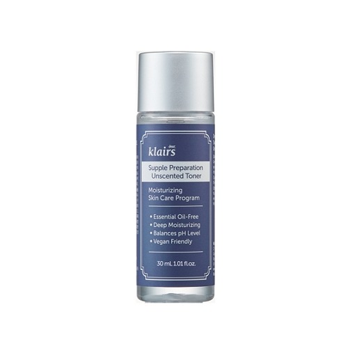Dear, Klairs Supple Preparation Unscented Toner 30ml