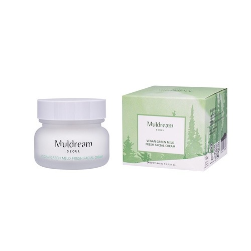 Muldream Vegan Green Mild Fresh Facial Cream 60ml