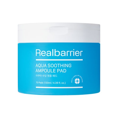 Real Barrier Aqua Soothing Ampoule Pad 130ml (70ea)