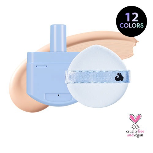 UNLEASHIA Baby Blue Cushion RE-FEEL(+Puff) SPF40/PA++