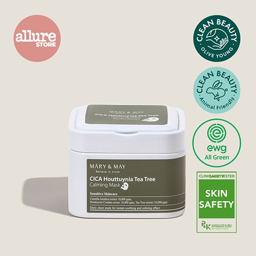 Mary&May CICA Houttuynia Tea Tree Calming Mask 30ea 400g
