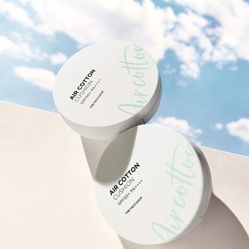 THE FACE SHOP Air Cotton Cushion SPF50+ PA++++ 12g #201 (EXP:2026.12.28)