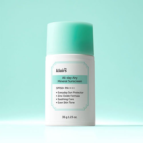Dear, Klairs All-day Airy Mineral Sunscreen 35g