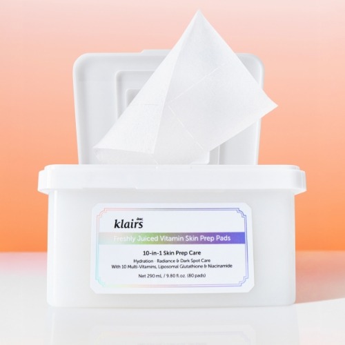 Dear, Klairs Freshly Juiced Vitamin Skin Prep Pads 290ml (80 Pads)