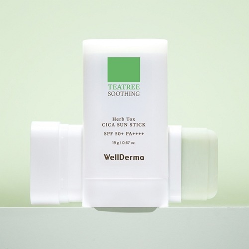 WellDerma Teatree Herb Tox Cica Sun Stick 19g