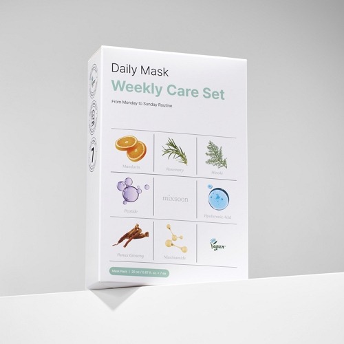mixsoon Daily Mask Weekly Care Set 20ml * 7ea