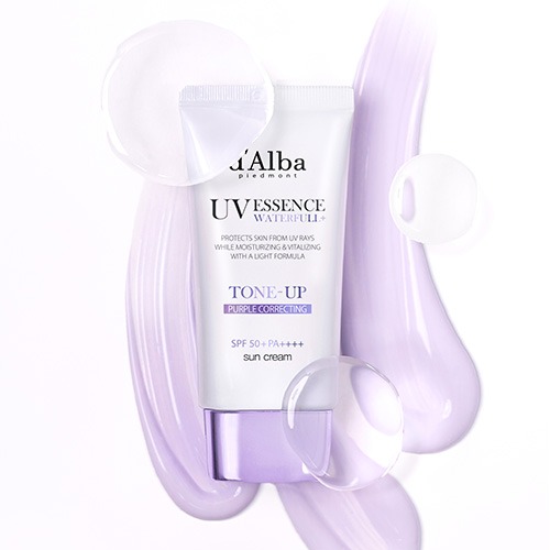 d'Alba Waterfull Purple Correcting Sun Cream SPF50+ 50ml