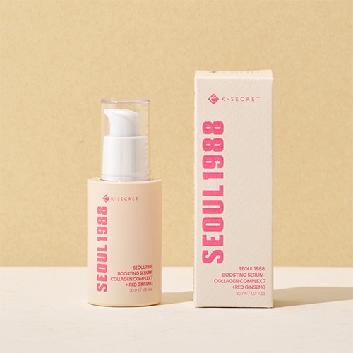 KSECRET SEOUL 1988 Boosting Serum : Collagen Complex 7 + Red Ginseng 30ml