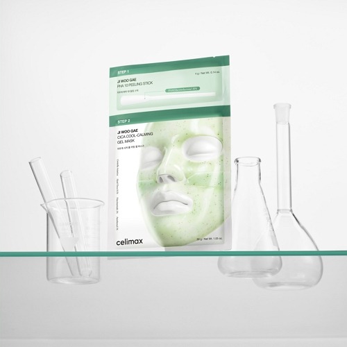 celimax Ji Woo Gae Cica Pha Peel 2-Step Gel Mask 4ea