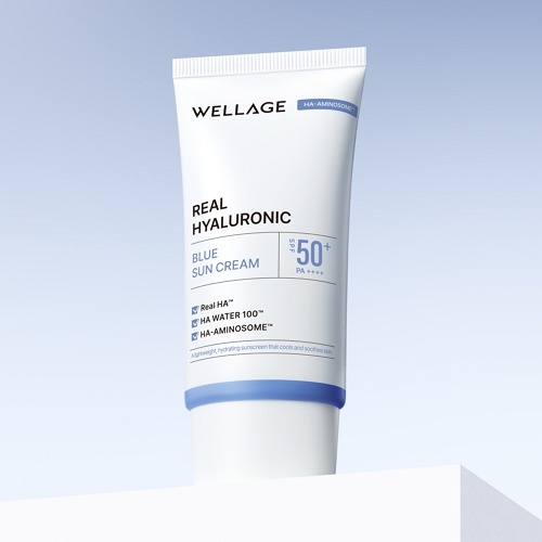 Wellage Real Hyaluronic Blue Sun Cream 50ml