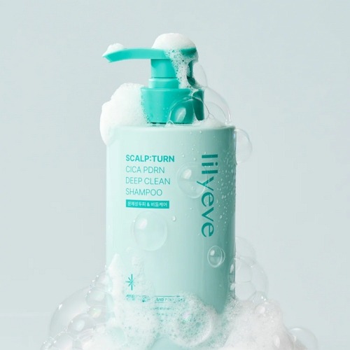 lilyeve Scalp:Turn CICA PDRN Deep Clean Shampoo 500g