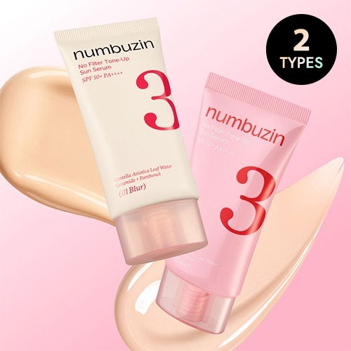 No.3 No Filter Tone-Up Sun Serum