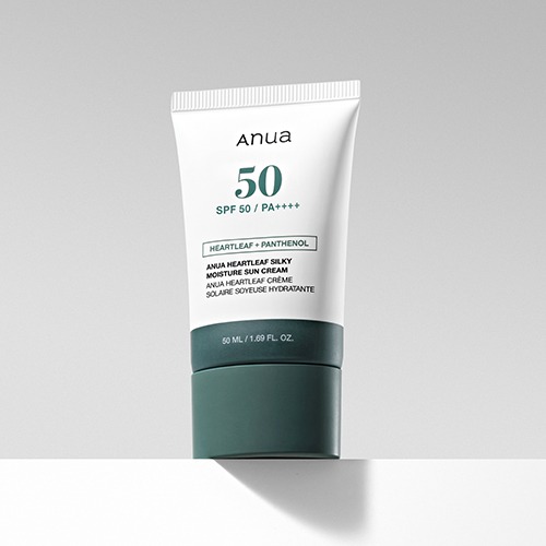 Anua Heartleaf Silky Moisture Suncream 50ml