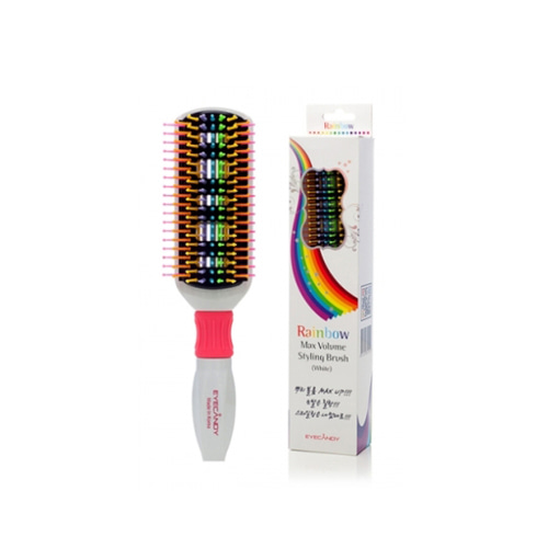 EYECANDY Rainbow Max Volume Styling Brush White