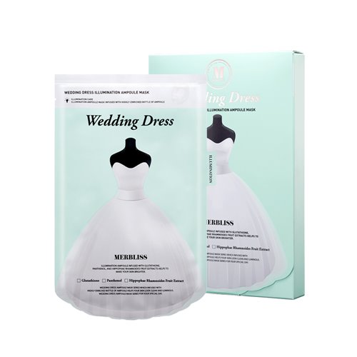 MERBLISS Wedding Dress Illumination Ampoule Mask 5ea