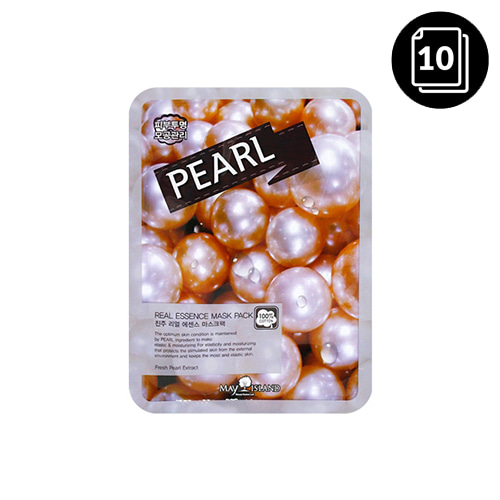 MAY ISLAND Pearl Real Essence Mask Pack 10ea