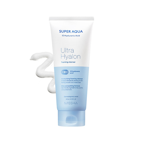 [5 bundles] MISSHA Super Aqua Ultra Hyalron Cleansing Foam 200ml