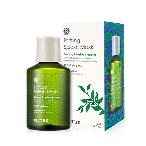 BLITHE Patting Splash Mask Soothing &amp; Healing Green Tea 150ml