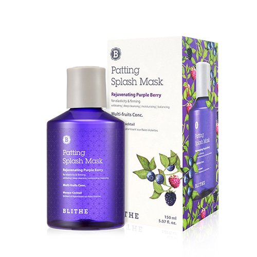 BLITHE Patting Splash Mask Rejuvenating Purple Berry 150ml