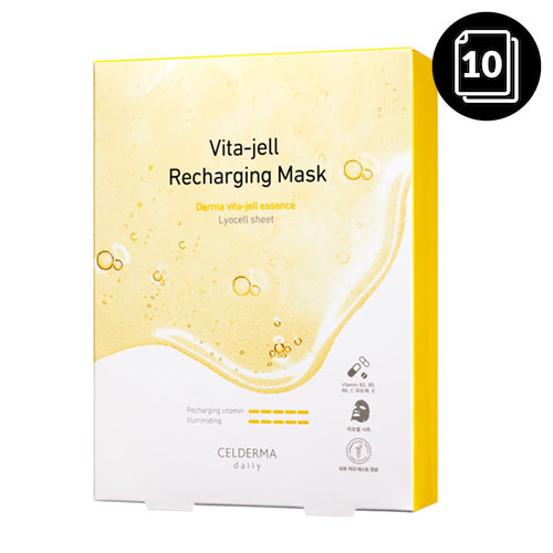 CELDERMA daily Vita-jell Recharging Mask 10ea