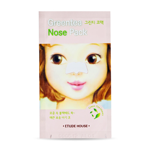 ETUDE HOUSE Green tea Nose Pack 5 sheets