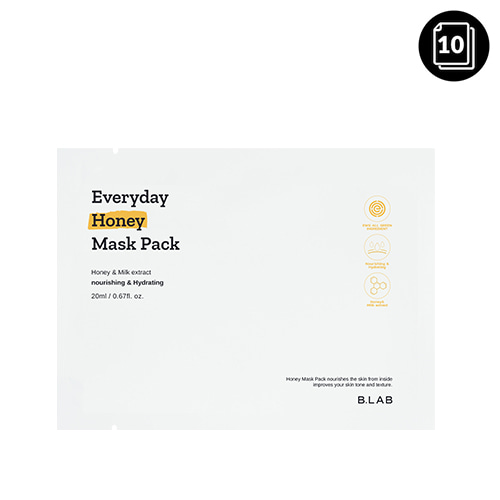 B_LAB Everyday Honey Mask Pack 10ea