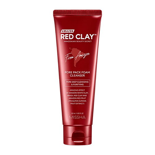 MISSHA Amazon Red Clay™ Pore Pack Foam Cleanser 120ml