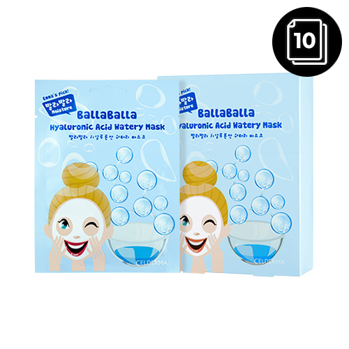 CELDERMA daily Balla Balla Hyaluronic Acid Water Mask 10ea