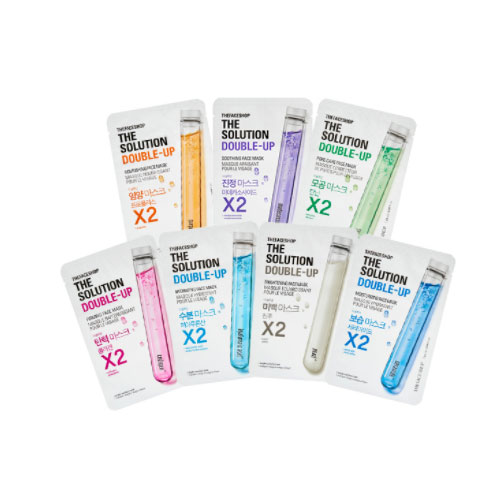 [MD] THE FACE SHOP The Solution Double up Mask 22ml (EXP:2024.10.11~18)
