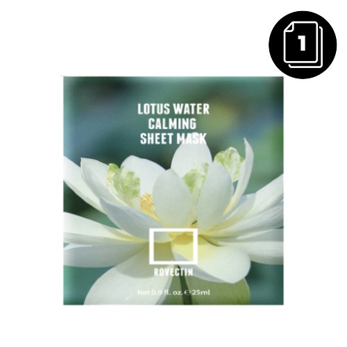 Rovectin Clean Lotus Water Calming Sheet Mask 25ml