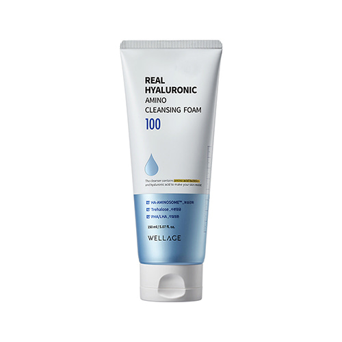 Wellage Real Hyaluronic Amino Cleansing Foam 150ml