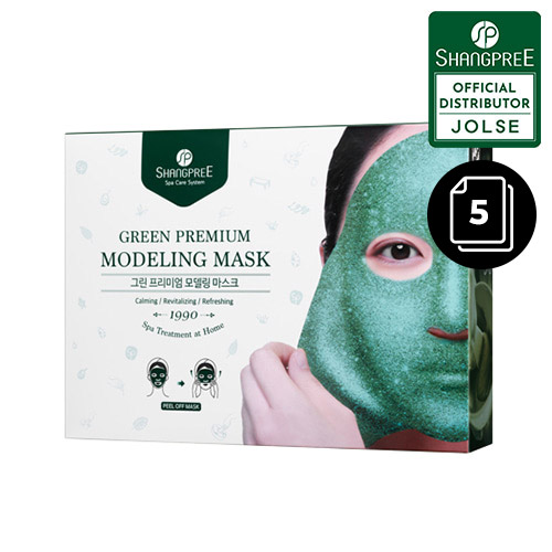 SHANGPREE Green Premium Modeling Mask 5ea