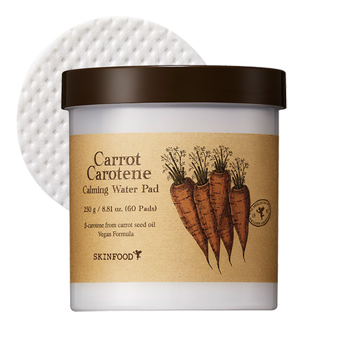[TIME DEAL] SKINFOOD Carrot Carotene Calming Water Pad 60ea