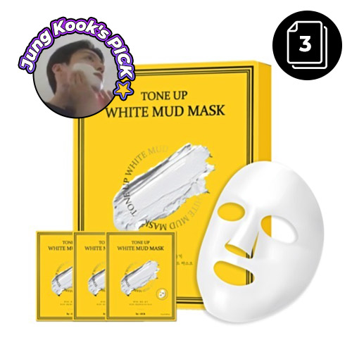 [TIME DEAL] by:OUR TONE UP WHITE MUD MASK 13g * 3ea
