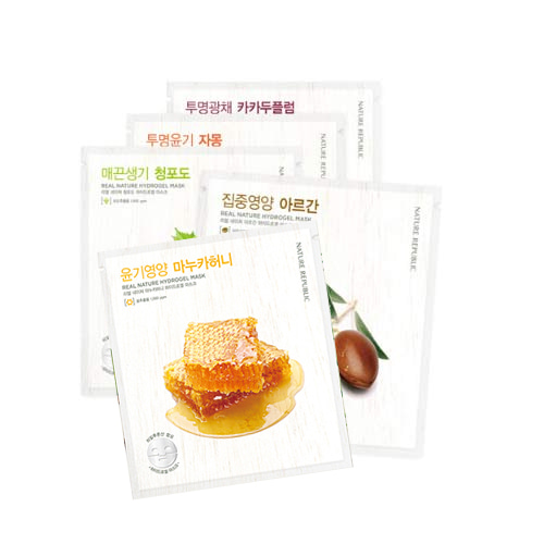 [MD] NATURE REPUBLIC Real Nature Hydrogel Mask 22g 1ea