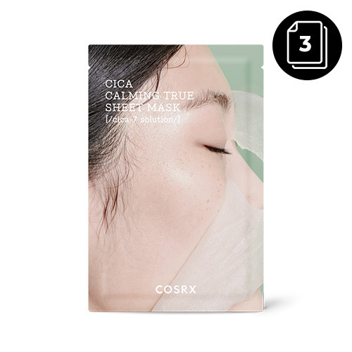 COSRX Pure Fit Cica Calming True Sheet Mask 3ea