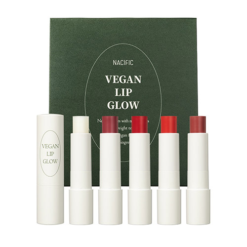 NACIFIC Vegan Lip Glow Set 3.9g * 5ea