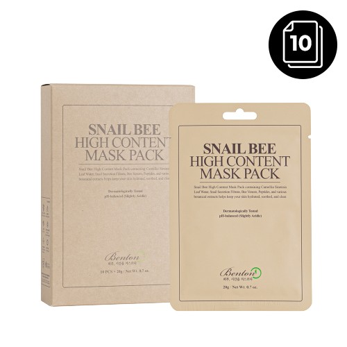 BENTON Snail Bee High Content Mask pack (10sheets) (22AD)