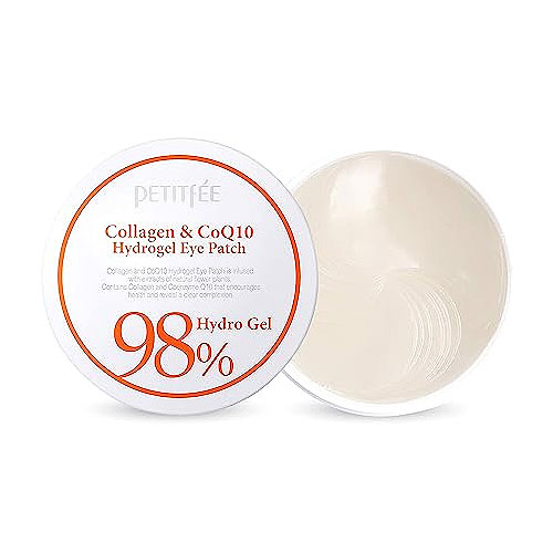 ⏰[TIME DEAL] Petitfee Collagen &amp; CoQ10 Hydrogel Eye Patch 60ea (30days) ⏰