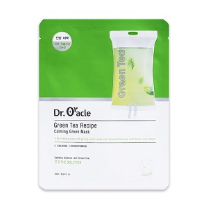 Dr.oracle Greentea Recipe Calming Green Mask 1sheets