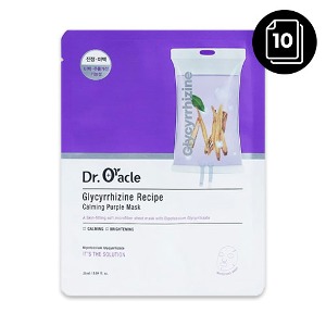 Dr.oracle Glycyrrhizine Recipe Calming Purple Mask * 10sheets