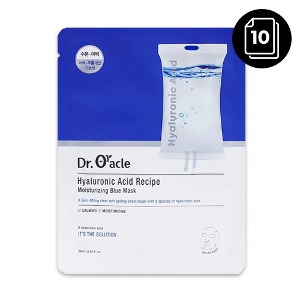 Dr.oracle Hyaluronic Acid Recipe Moisturizing Blue Mask * 10sheets