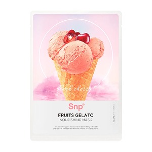 SNP Fruits Gelato Nourshing Mask 25ml #Black Cherry *1ea